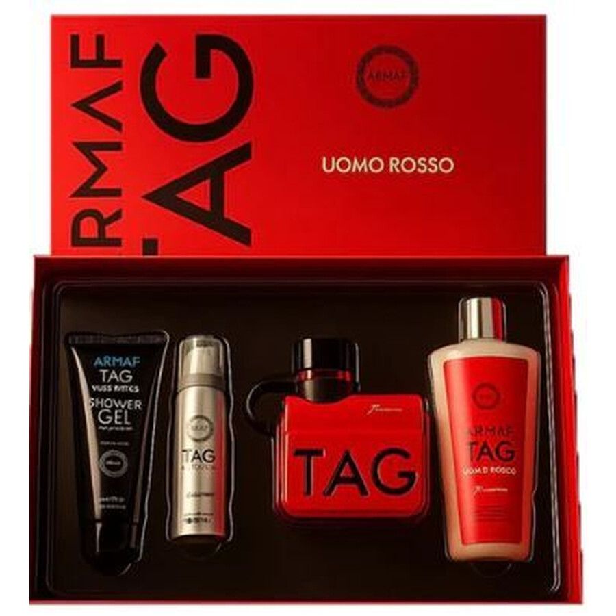 Estuche Tag Uomo Rosso