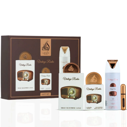 Vintage Radio Gift Set - Lattafa Pride